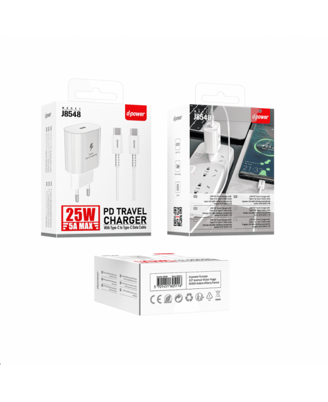 Charger J8548 SA2000 25W PD