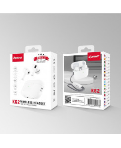 Headphone Wireless K6202...