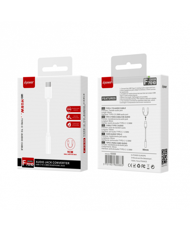 CABLE F7010 Type c T0 Audio