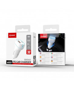 Car charger J8507 White PD